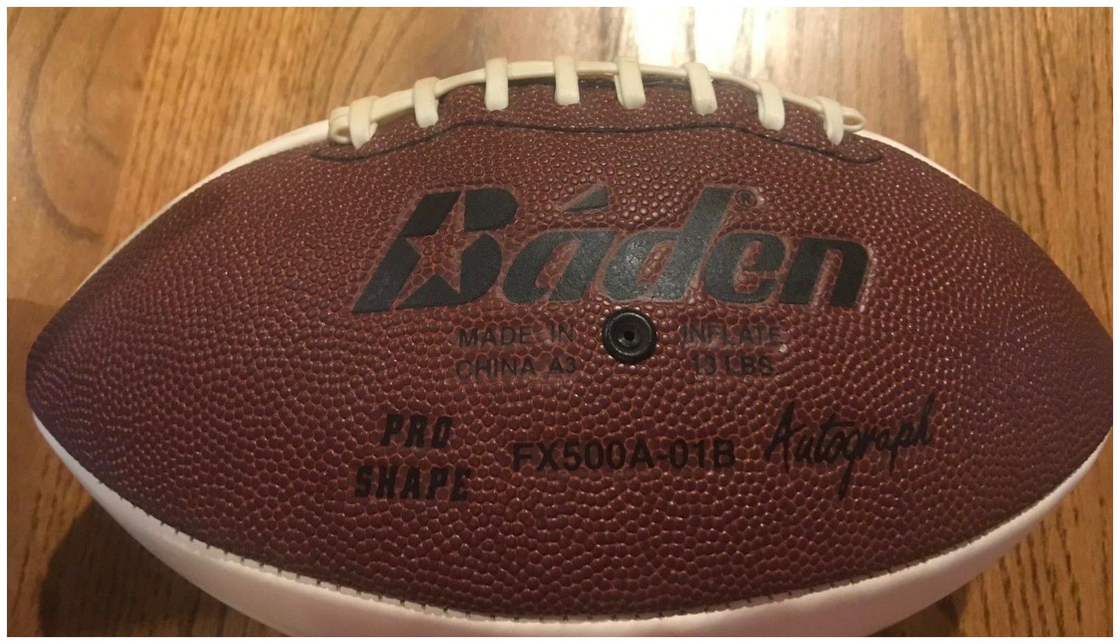 

Baden Pro Shape FX500A -01B 3 Panal Autograph Football New Free Shipping