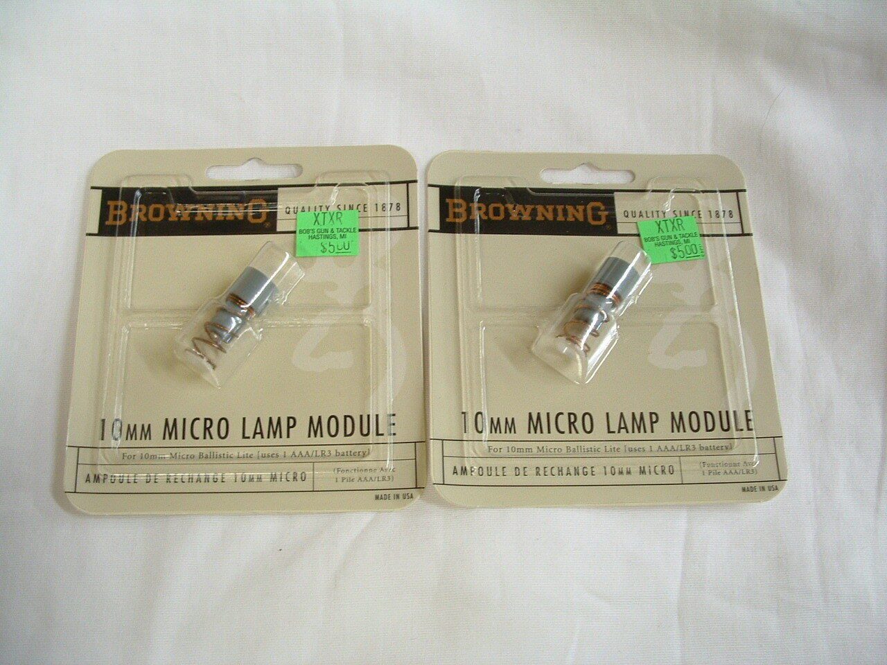 

Browning 10mm Micro Lamp Module for 10mm Micro Ballistic Lite PACK OF 2