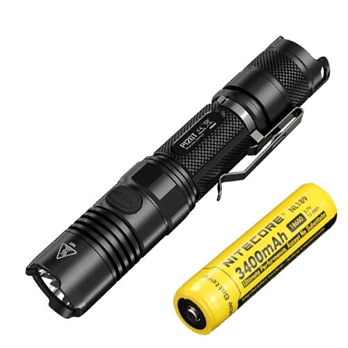 

Bundle Nitecore P12GT Flashlight CREE XP-L HI V3 LED -1000Lm w NL189 Battery