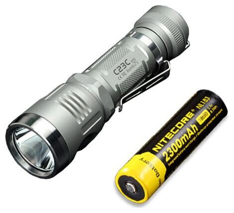 

Bundle Sunwayman C23C Flashlight w NL183 Battery -Available in Grey or Black
