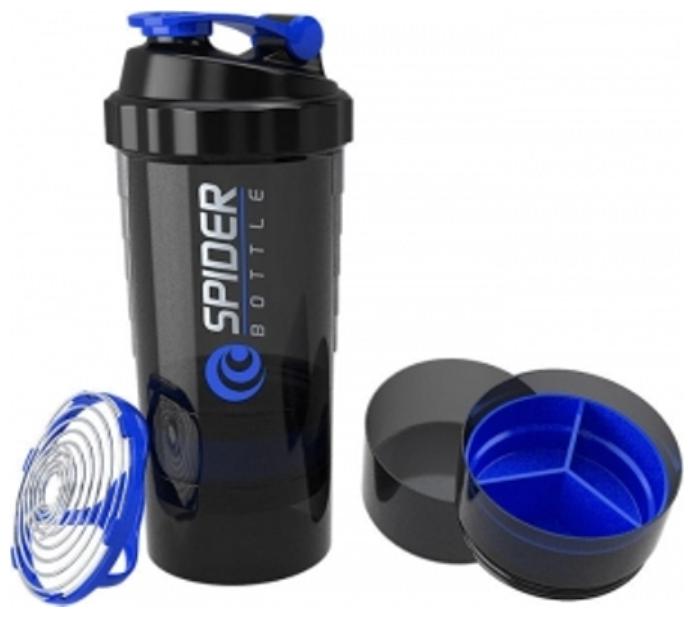 

CASHWIN Spider Protein 3 in 1 Sipper Shaker Bottle 500 ml (BLUE)