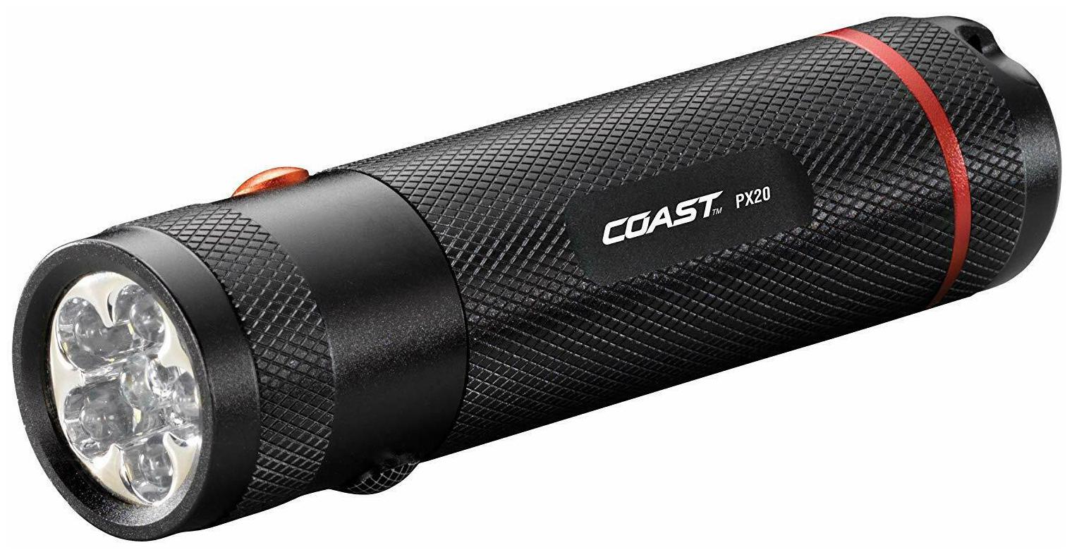 

Coast 19286 PX20 Bull s-Eye Spot Beam White Red LED Flashlight 315 Lumens