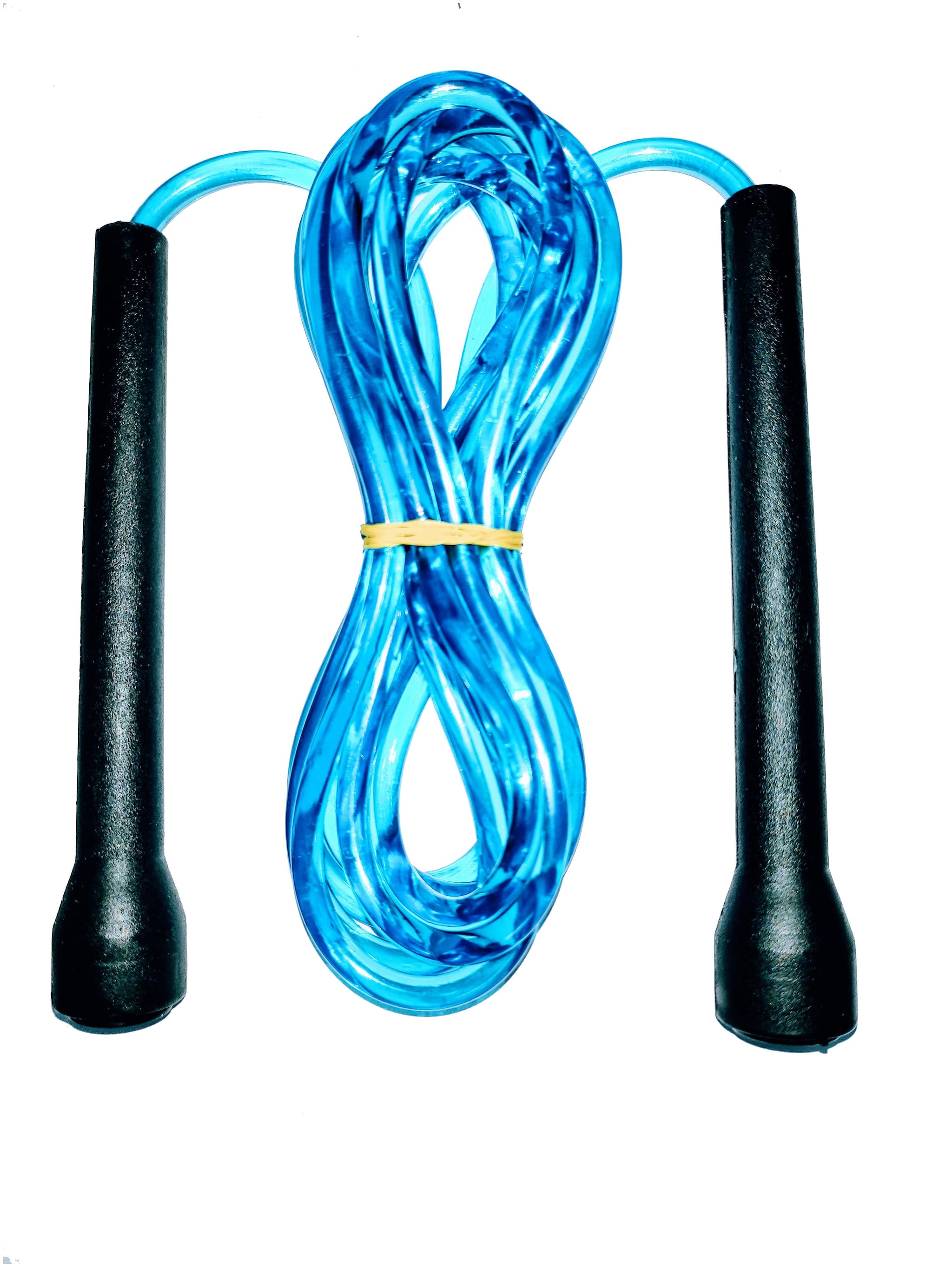 

Consonantiam Jump Skipping Rope for Men Gym Women Weight Loss Kids Girls Children Adult Best in Sports Fitness Exercise Workout Blue