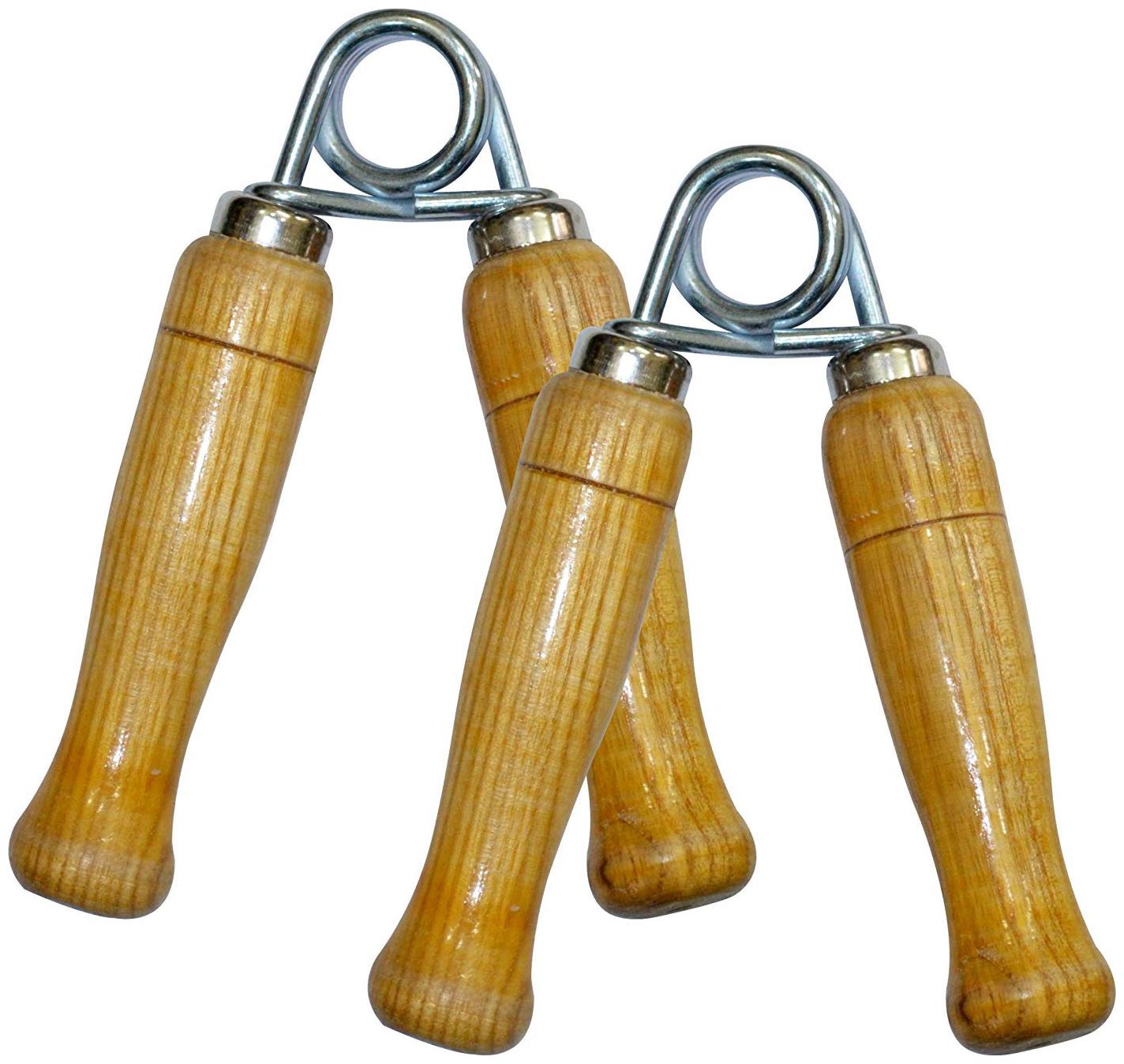 

CONSONANTIAM Muscle Developer Hand Gripper (Two Piece) Fitness Wooden Hand Grip Hand Gripper Grip Strength Trainers