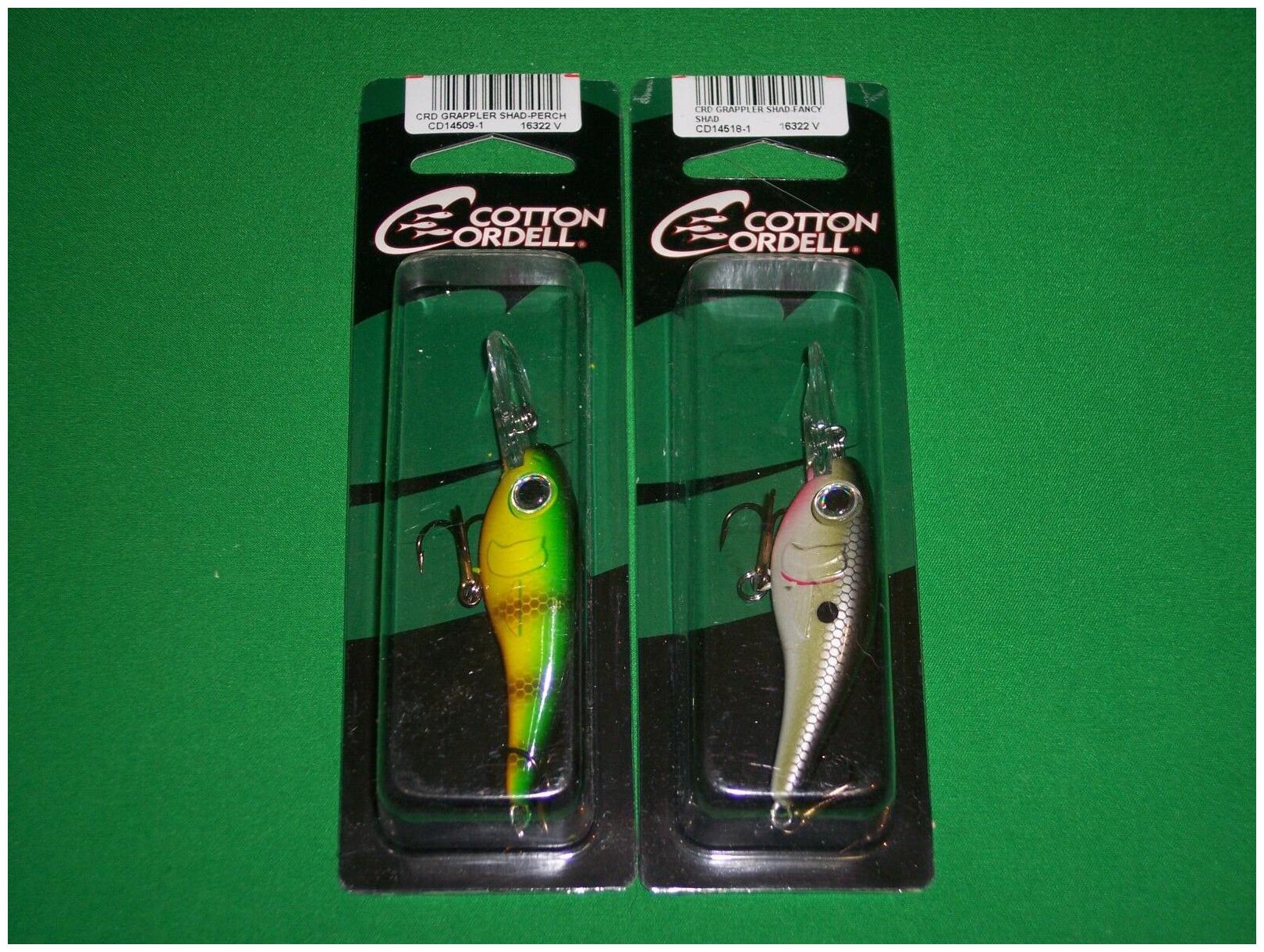 Cotton Cordell Grappler Shad Perch Fishing Lure Crankbait for sale online