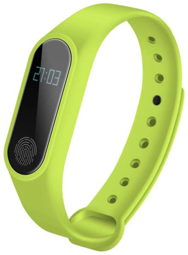 Crystal Digital M3 band Waterproof Blood Pressure Sleep Heart Rate Wristband Fitness Band Fitness Band Green