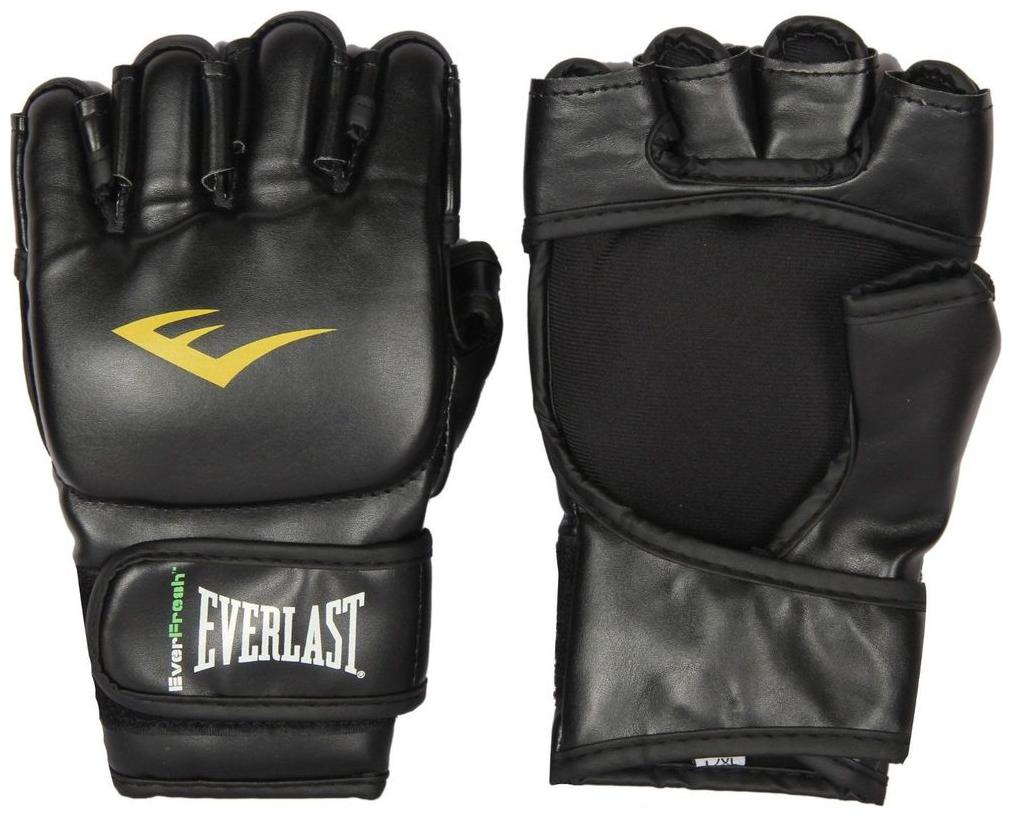 CW Everlast MMA Grappling Gloves Black Colour by Cricket World