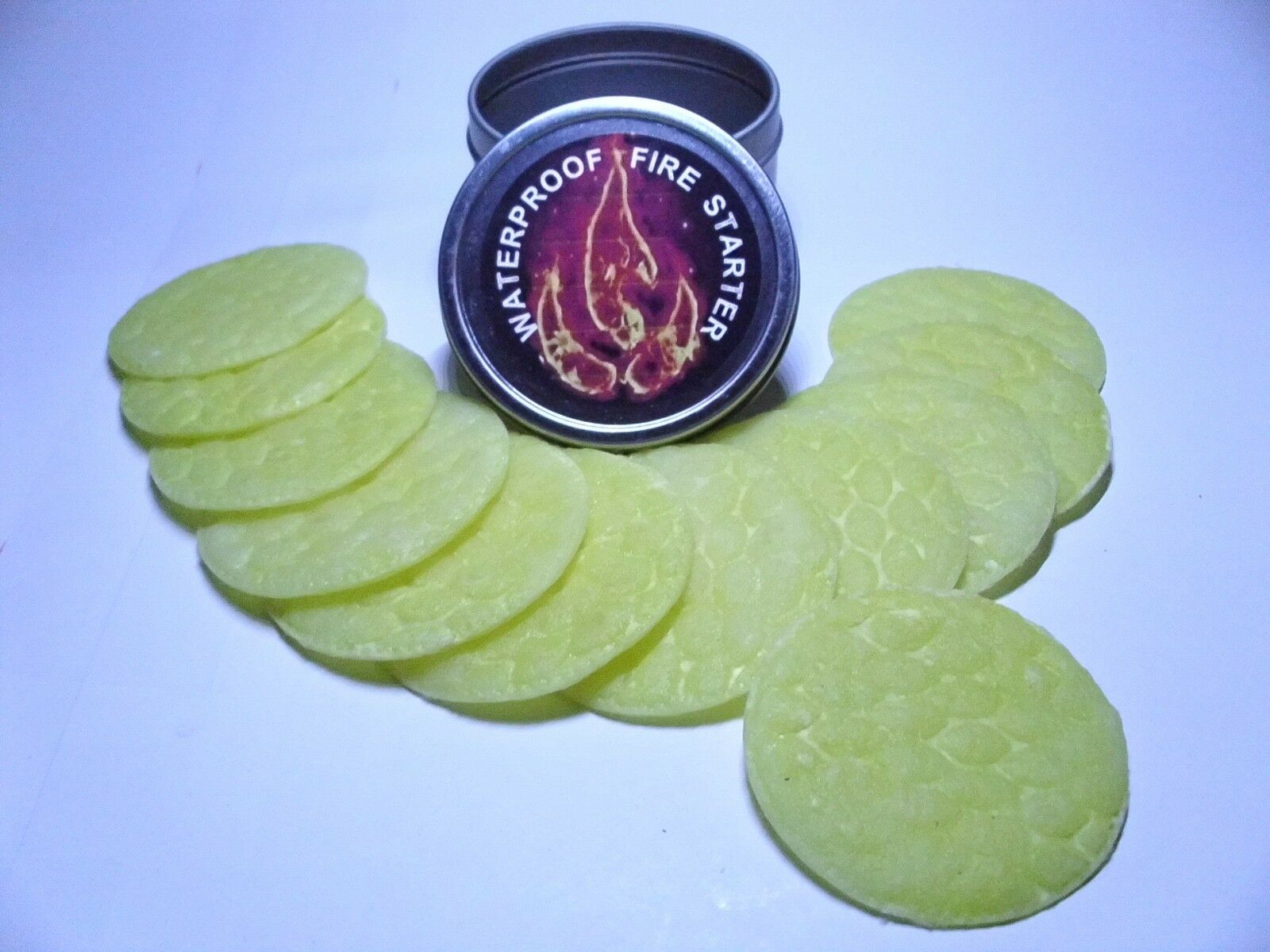 

Drax- 12 pcs All Natural Eco Friendly Waterproof Fire Starter Refill Made in USA