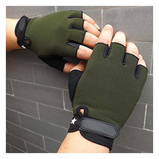 

DreamPalace India Gym Gloves (Green) Free Size