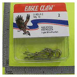 Buy Eagle Claw 214elr 1 1 10ct Bronze Wire Aberdeen Hooks 6959