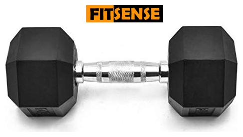 FITSENSE Cast Iron Dumbbell Set 1 PC , 7.5 kg