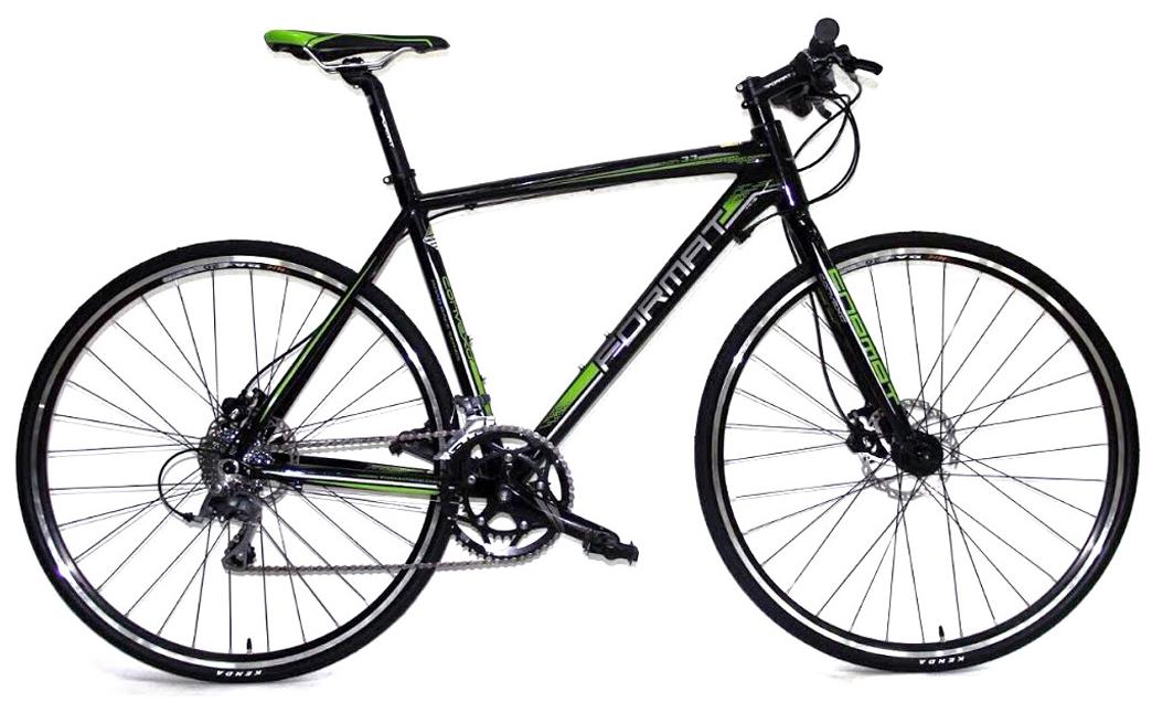 format con 33 hd bicycle-black and green (size-m)