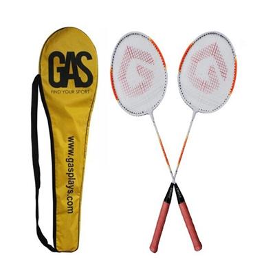 GAS SMASH BADMINTON RACKET (PACK OF 2) +ASSORTED COLOR COVER
