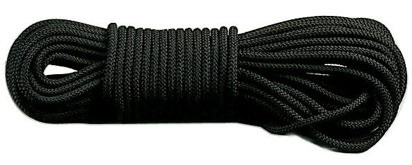 

General Purpose 3 8 Utility Black Rope 100 Feet 315 Rothco