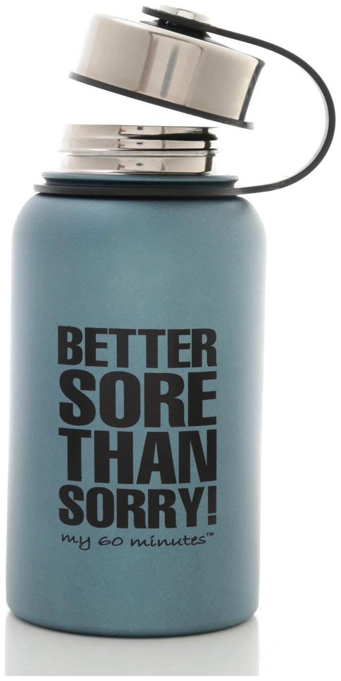

Getsweat BLUE Stainless Steel Motivational Logo Gym Shaker 500 ml (MM-S3-708BETTERSORE)