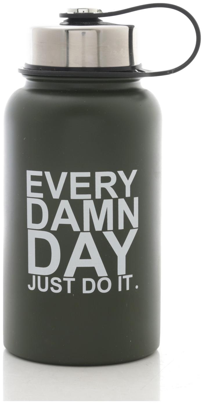 

Getsweat Military Green Stainless Steel Motivational Logo Gym Shaker Bootle 500 ml (MM-S3-708EVERY)