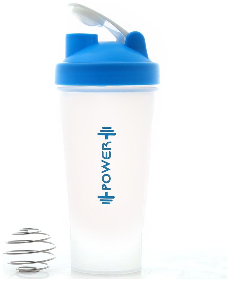 

Getsweat Premium Protein Shaker Motivational Logo Gym Bottle 600ml with Spring Ball (MM-S3-802blue)