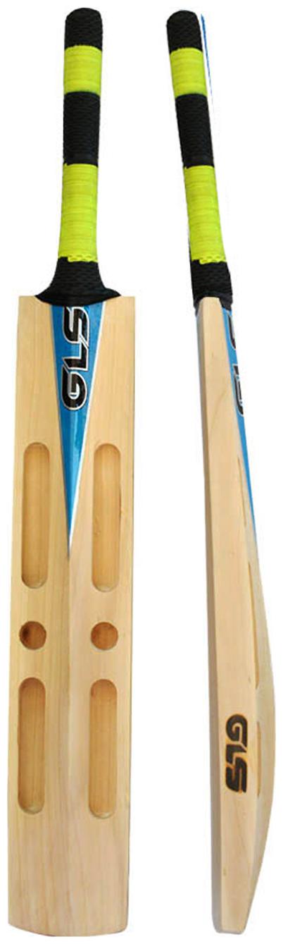 

GLS Zumba Scoop Design Kashmir Willow With Singapore Full Cane Handle Single Blade Bat For Tennis Ball Play With Free Bat Cover - SZKW 3
