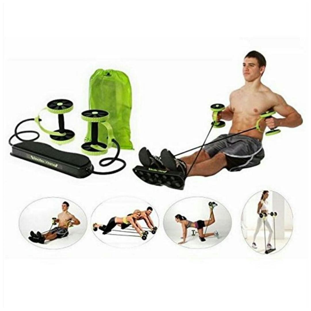 

Gymwar Imported Ab Slider Roller Revoflex Xtreme Multi Use Resistance and Multi Exerciser Home Gym
