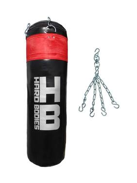 Punching Bags Kit Bag Empty And Filled Online At Best Hard Bos Synthetic Leather Punching Bag Black Filled 3 5 Feet