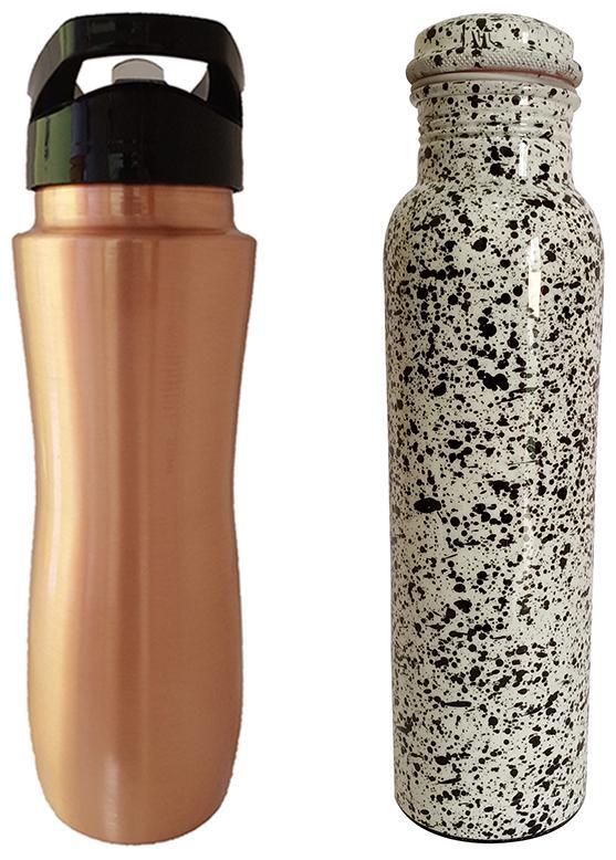 

Health Mechanic Trendy Sipper Copper Bottle Combo
