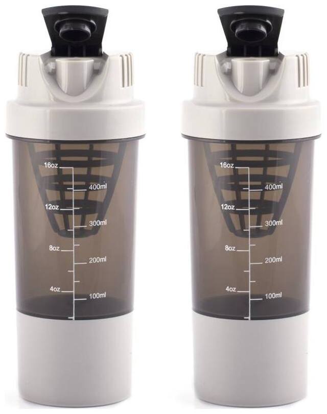 HMFURRYS FINEST Shaker,protein shaker,gym shaker.protein gym shaker,protein bottle 1000ml Shaker (Pack of 1 grey and grey)