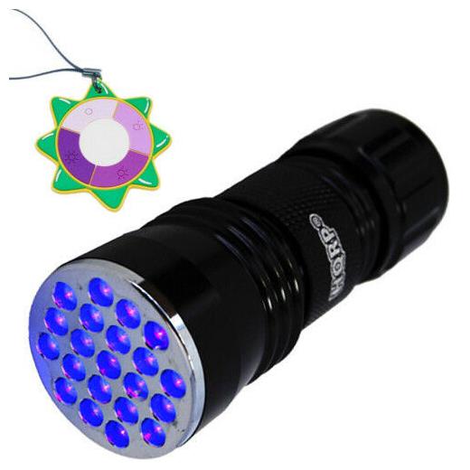 

HQRP LED Ultra Violet Blacklight Flashlight TORCH LIGHT CSI Inspection UV Meter