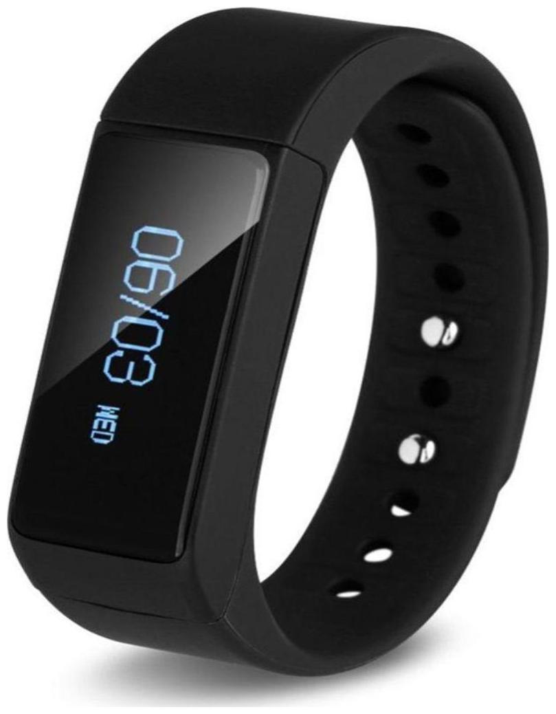 

IBS Black Fitness Sport Smart Bands Black Fitness Band Wristband Watch For Android IOS Smartphones
