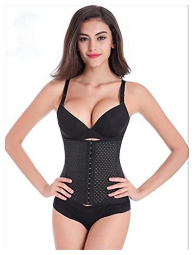 

Importikaah Womens 3 Hooks Instant Tummy Tuck Slim Waist Belt Body Shaper Cincher Trimmer (M)