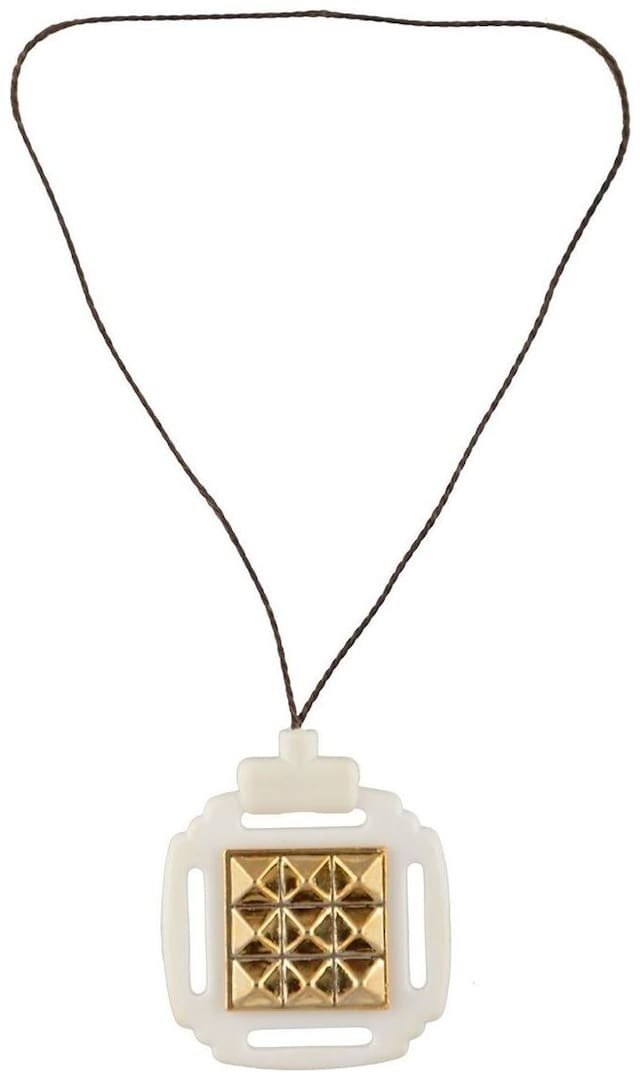 Jiten Pyramid Plastic Mobile 9x9 Yantra (3 cm x 3 cm, White)