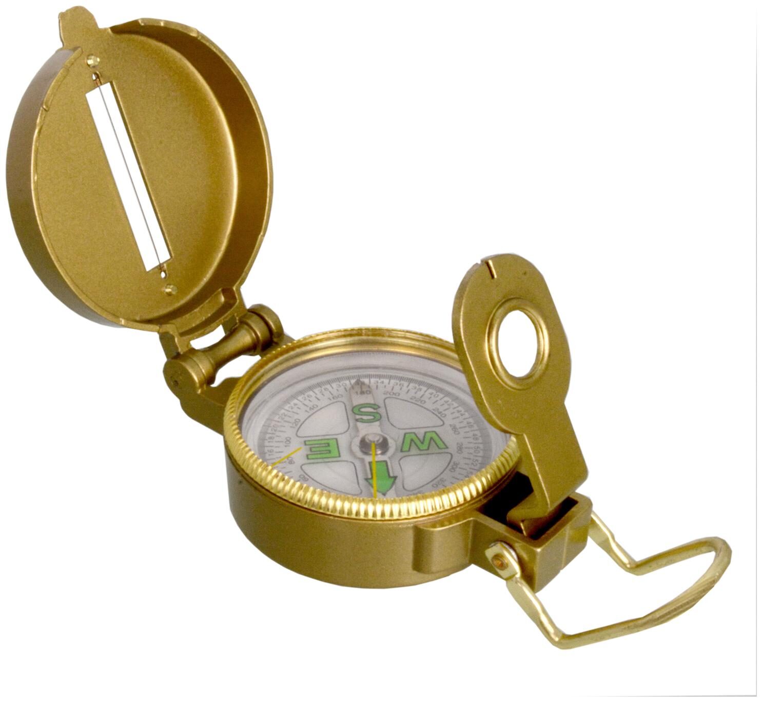 

JM 3 in 1 Military Hiking Camping Lens Lensatic Magnetic Compass - 32A