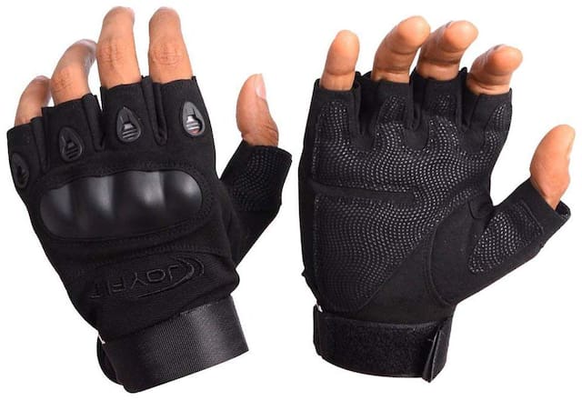 JoyFit Half finger glove - L Size , Black
