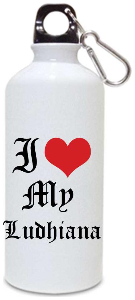 

Juvixbuy Printed i love my Ludhiana Water Sipper bottle ( Aluminium ) 750ml