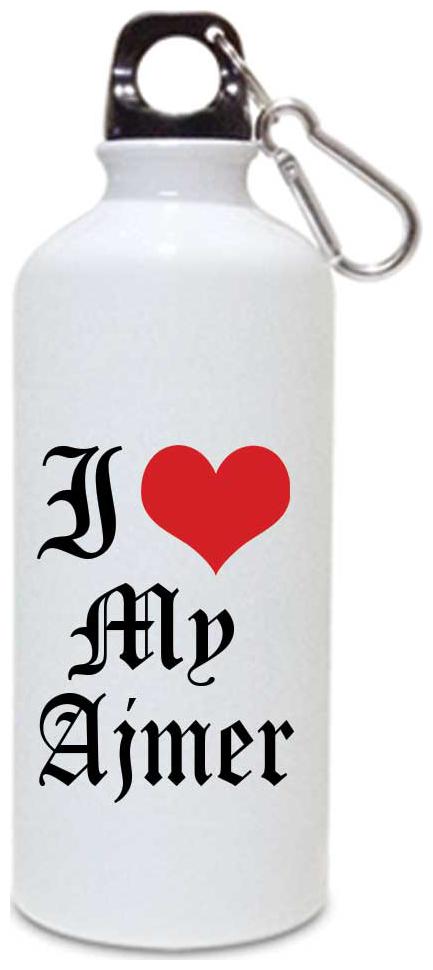 

Juvixbuy Printed i love my Ajmer Water Sipper bottle ( Aluminium ) 750ml