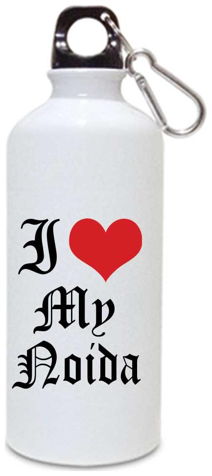 

Juvixbuy Printed i love my Noida Water Sipper bottle ( Aluminium ) 750ml