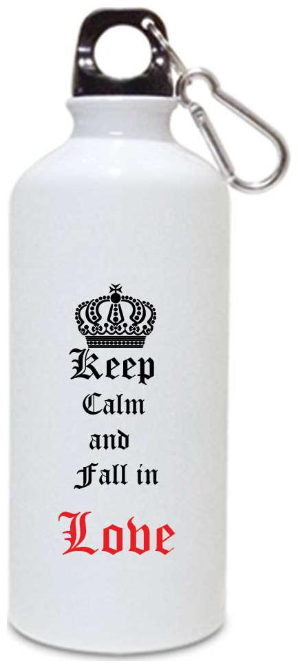 

Juvixbuy Printed keep calm Love Bottle Sipper bottle ( Aluminium ) 750ml