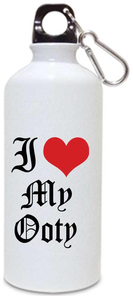 

Juvixbuy Printed i love my Ooty Water Sipper bottle ( Aluminium ) 750ml