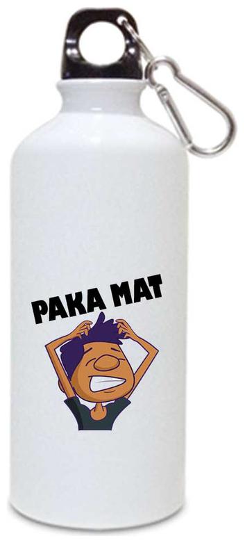 

Juvixbuy Printed Paka mat Water bottle Sipper bottle ( Aluminium ) 750ml