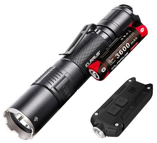 

Klarus XT2CR Rechargeable Flashlight -1600Lm w Battery Nitecore Tip -360Lm