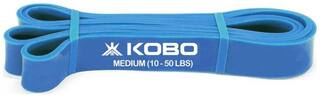 Kobo Power Latex Medium Exercise Bands with Loop (Blue)