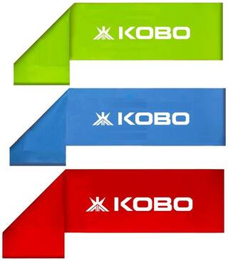 Kobo Resistance Exercise Combo (Light;Medium;Heavy) Fitness Loop Band