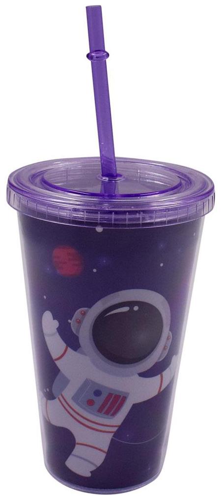 

Kookee Acrylic Sipper Frosted With Straw Cartoon Design - 500ml (JL-4428-B)