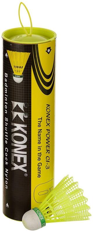 kyachaiyea KK KONEX Power CI - 3 Badminton Nylon Shuttle - Green  (Medium, 77, Pack of 6)