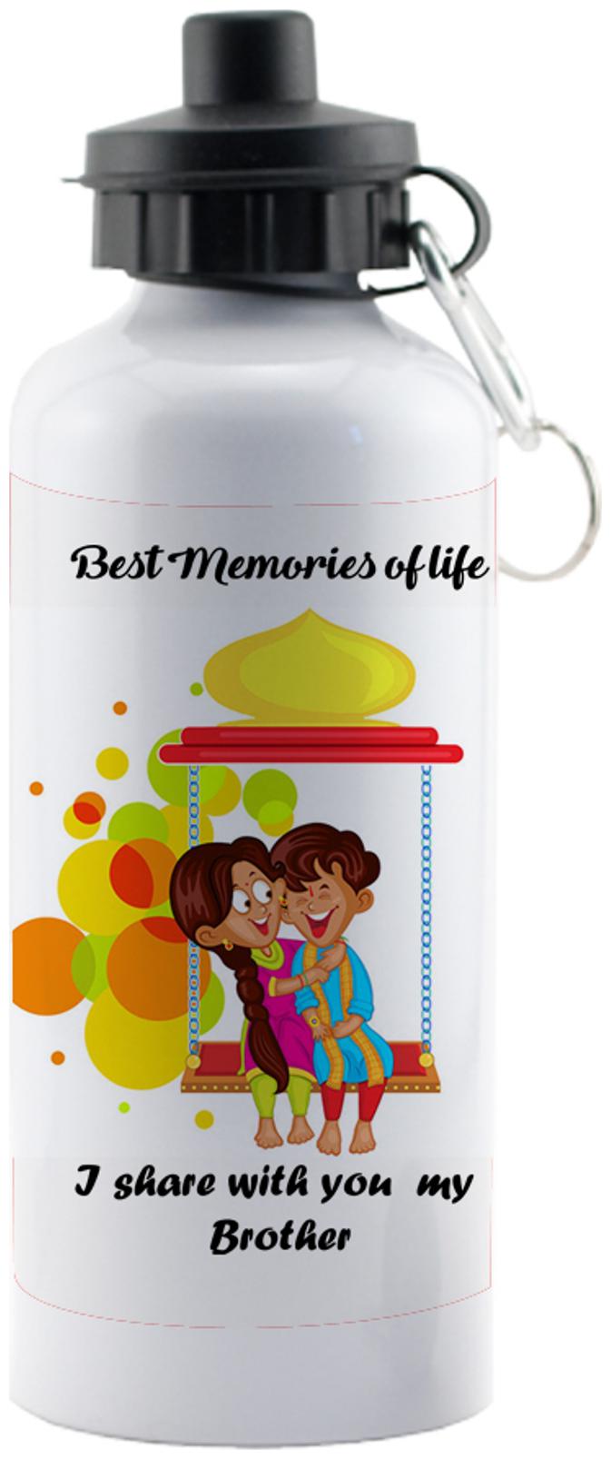 

LOF Exculsive Rakshabandhan Special Gift For Brothers ( Best Memory Life ) Sipper 600 ml