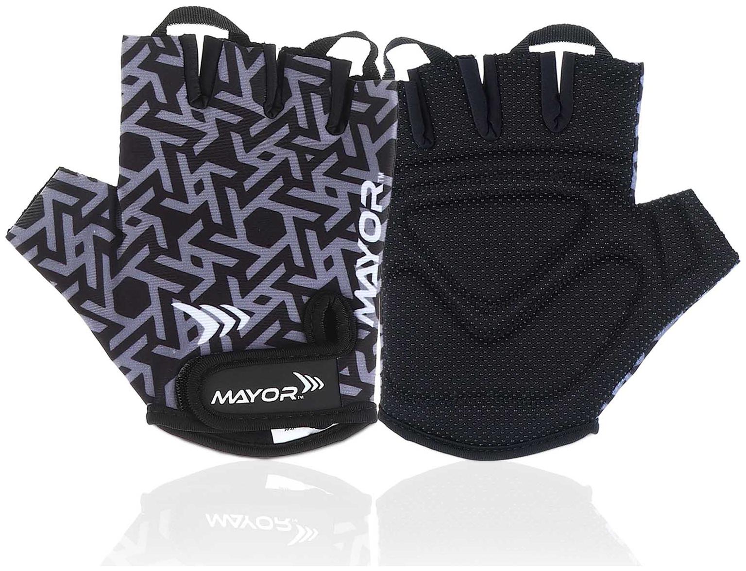 

Mayor Gym Gloves Gym Fitness Gloves (Grey Black)