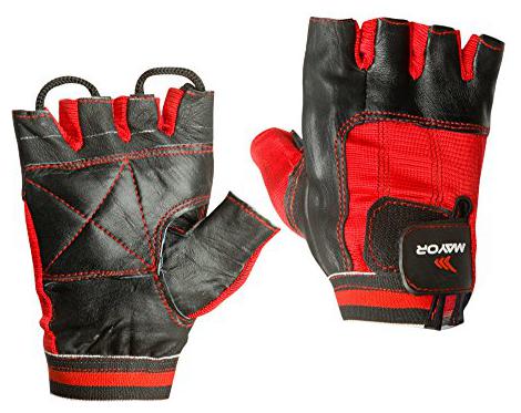 

Mayor Plata Gym Fitness Gloves RED BLACK (MGG1001 XL Size)