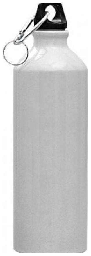 Meenamart stainless steel white matt water bottle