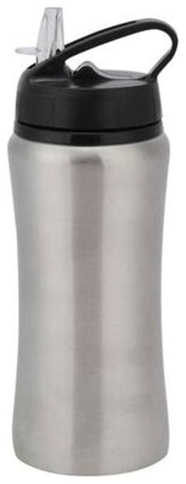 Meenamart stainless steel silver sipper bottle