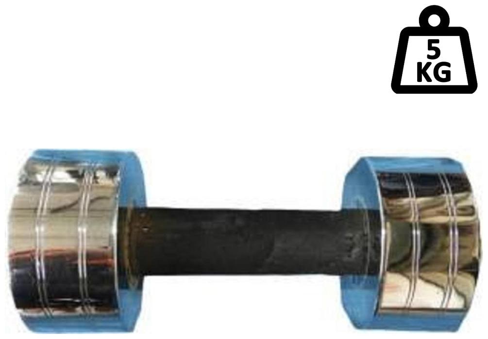 Monika Sports 5 kg Fixed Weight Chrome Dumbbell 1pc