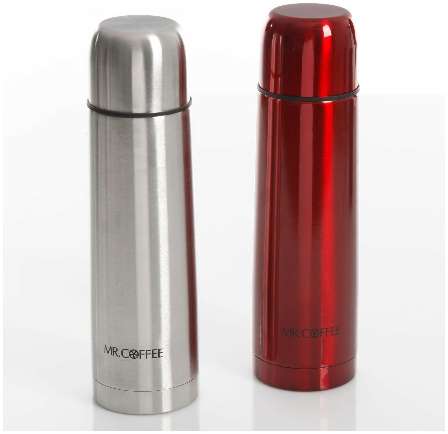 

Mr Coffee Stainless Steel Travel Thermal Crowell Thermos Vintage Red 16 oz